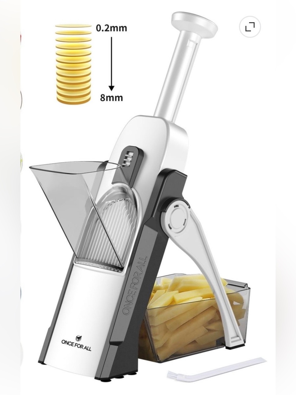ONCE FOR ALL Vegetable Mandoline Slicer Chopper